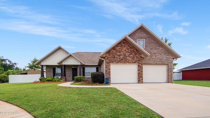 'CURRENTLY UNDER CONTRACT, SELLER WILL CONSIDER BACKUP OFFERS' Welcome to your dream home! This exquisite 4-bedroom, 3.5-bathroom custom-built residence offers a perfect blend of elegance, comfort, and modern amenities with luxurious upgrades. Nestled in a quiet cul-de-sac, this home boasts an array of high-end features and thoughtful upgrades that make it truly one-of-a-kind.

Key Features include-
•	Brand new kitchen cabinets
•	New luxurious quartz countertops
•	New LVP flooring throughout the home
•	All new lighting fixtures for a bright and contemporary feel
•      Freshly painted interior


Spacious Living Areas-
•	Large rooms designed for comfort and versatility.
•	Split bedroom layout for added privacy.
•	Master bedroom with walk-in closet and trey ceiling.
•	Master bathroom featuring double vanities, a stand-up tiled shower, garden tub with a chandelier above, walk in closet

Outdoor Oasis-
•	Inground pool with lights for night swimming.
•	Lush landscaping and a gazebo for outdoor relaxation.
•	Screened-in back porch 
•	Shed for additional storage
•	50 amp RV hook-up for convenience.
•	Entry way to backyard from Hiland Park side with double gate
•	Privacy fence

Additional Amenities-
•	Electric fireplace adding warmth and ambiance.
•	Plantation shutters for a classic look.
•	New A/C system 
•	Termite bond for peace of mind.
•	Sprinkler system to keep the lawn lush and green.
•	Pantry for extra storage in the kitchen

Community Perks-
•	Located in a golf cart-friendly neighborhood with sidewalks.
•	Community pool and pavilion area for gatherings and recreation