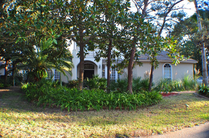 This Preserve on the Bay executive home was designed with the upscale family in mind.  The home features 10’ and 12’ ceilings with intricate crown molding, columns, built-ins, and a saltwater pool.  The European designed Kitchen boasts a center island, lighted cabinets, stainless appliances and the breakfast room overlooks the pool.  There are formal living and dining rooms ideal for entertaining, but for the casual moments, the family is sure to enjoy the vast yet comfortable family room with fireplace.  The Master Suite is fit for a king with a solarium and an en suite with double vanities, whirlpool tub and a large walk-in shower.  The 4th bedroom is a loft style with built-in shelves and desk so it could also be a home office or a game room.  The backyard is privacy fenced and the pool and lanai are screen enclosed.  Additional amenities include a whole home water filtration/softener, interior fire extinguishing system, security system, and automatic sprinklers.  Preserve on the Bay is an exclusive gated community with 24 hour security.  You're just 2 minutes from two world class golf courses and 5 minutes from "The World's Most Beautiful Beaches"!  All info is approx and must be verified by Buyers if important.