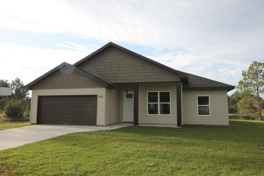 Beautiful waterfront new construction. This home offers spacious floor plan, tile floors, double vanity in bathroom, Home has custom cabinets, stainless steel appliances, and a spacious floor plan. Tons of upgrades! This home is available and ready for new owners. This home has a great water view.