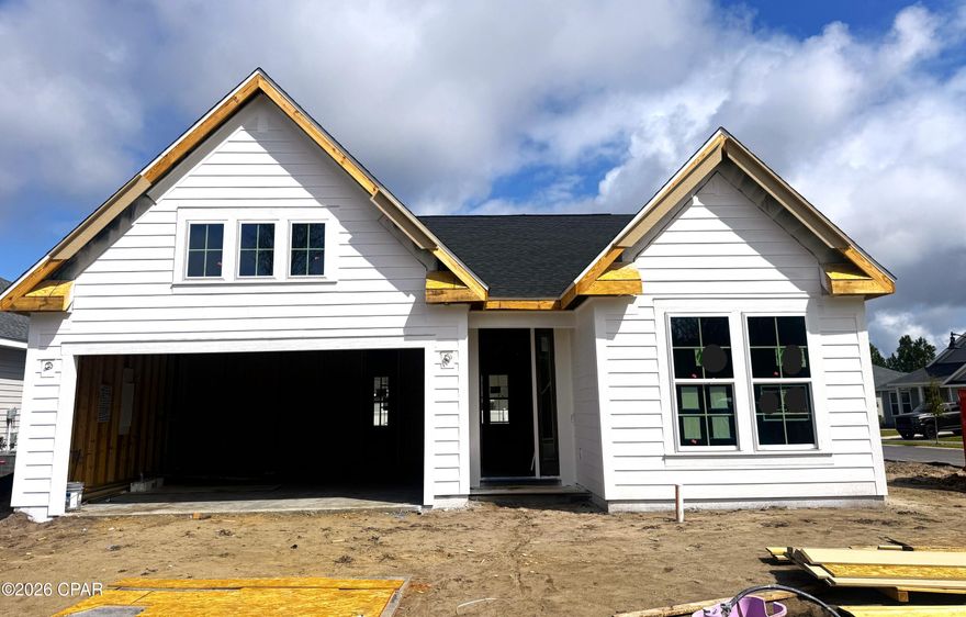 New construction by Fischer Homes in the beautiful Breakfast Point East community, featuring the stunning Amelia design. This unique plan offers 3 bedrooms and 2 full baths. The expansive family room is the perfect gathering space. Spacious open kitchen with a large island and walk-in pantry connects to the morning room, that walks out to the patio. The owner's suite features a spacious private bath and walk-in closet. The spacious 2-bay garage completes this exceptional home.