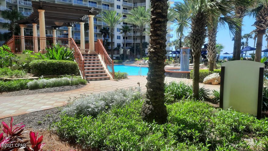 Backup Offers Accepted, Great Rental Property. The unit has a deeded parking space on the same floor as the unit and the unit is located close to the gym. The issues of long elevator waits is over come by walking down 2 and you are on the pool/beach level. The reserved parking spot is a short walk to the unit. They call this a 2 bedroom but it really is a bunk room and a master bedroom and bath with 1/2 bath in the hallway by the bunks. In the past 2 years the owner has replaced Dishwasher, Water Heater, Frig, Washer,Dryer and Taco Pump. Room measurements need to be verified.