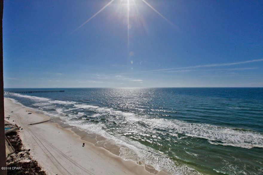 Have you been searching, and can’t find what you are looking for? Your search is over when you own Tidewater Beach Unit 1010! This is an amazing 2 br/3ba with bunk area 1131 M plan, income producing unit! In Unit 1010 you will experience exceptional views of the Gulf from the floor to ceiling glass sliding doors in the open living floor plan. This unit boasts 9 ft ceilings, granite countertops, as well as ceramic tile in the living/traffic area’s and carpeting in both bedrooms. This floor plan is a top rental producer because of its spacious living, amazing views, as well as each bedroom has its own bathroom, so no need to dispute over who gets the Master bedroom! Tidewater Beach Resort has the best amenities on the beach with the 30th floor Owner's lounge, movie theater, two outdoor lagoon style pools, indoor heated pool, gulf front fitness center with indoor Roman spas, as well as the onsite restaurant! If you've been searching for the perfect unit, your search is over when you see Unit 1010 at Tidewater Beach!!