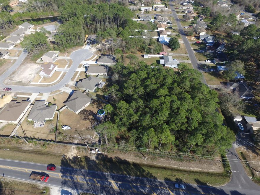 Large residential lots located on 37th Plaza in Lynn Haven between Highway 390 and Highway 231.  Parcel could possibly  be subdivided into 3 lots or possibly changed to commercial with frontage on East Avenue (Hwy389) if re-zoned.  All information is taken from public records. If important to buyer, please verify.