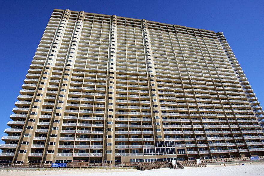 Don't miss your opportunity to own this DESIRABLE LOW FLOOR Unit at Tidewater Beach Resort!!! This 5th floor 934 sqft. unit offers lots of living space for your or your guests and features  granite countertops, stack washer/dryer, tile throughout the bedroom and living areas and a new hot water heater installed 2017.  Tidewater is an ideal location just a short walk to Pier Park with its hundreds of shops, restaurants and entertainment, making this unit a good rental investment or beach getaway. Tidewater offers resort-style amenities including 2 Gulf side pools, one indoor pool, hot tubs, a Tiki Bar a State of the art fitness center with Roman style Whirlpool spa, sauna, steam room, movie theater, owner's top floor lounge, kids arcade, secured garage parking, conference center, 24 hr security. So come see why Tidewater Beach Resort is one of the most popular vacation destination in Panama City Beach!!!