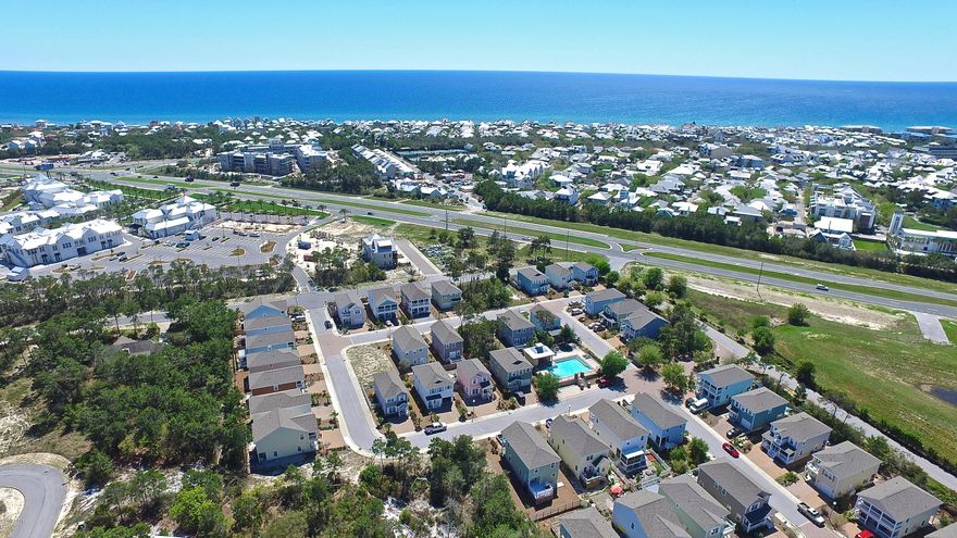 South Facing CORNER LOT in West Shore Place in Inlet Beach, Florida in an incredible location for the price and you have a nice community pool! You are only a few hundred yards away from 30Avenue, 5 minutes to the beach, and as close as you can get to Rosemary Beach without paying the Rosemary premium!  The water and sewer taps are already in place and ready for you to build your dream home near 30A.  30Avenue is the newest commercial development in Santa Rosa Beach consisting of attractive shops, restaurants, art gallery, and many other vendors set in a sleek contemporary design with fountain and plush greenery accenting the all white facade. This area is growing tremendously and lots at this price are extremely scarce!  We have builders primed and ready to help as well!