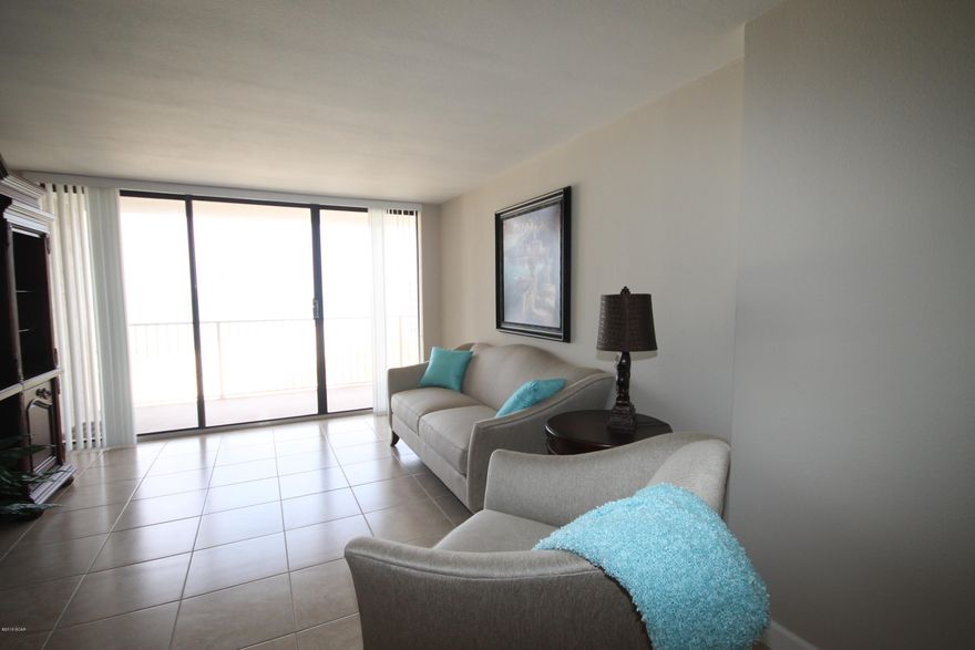 This is a must see unit. This unit has been completely renovated. New cabinets, tile, carpet, A/C and  furniture with tags still on.  Never been a rental unit.

If you are looking for a unit where there is nothing to be done except to move in, then you have found it. 

The Dunes of Panama resort offers tennis, basket ball, and three pools for your convenience.