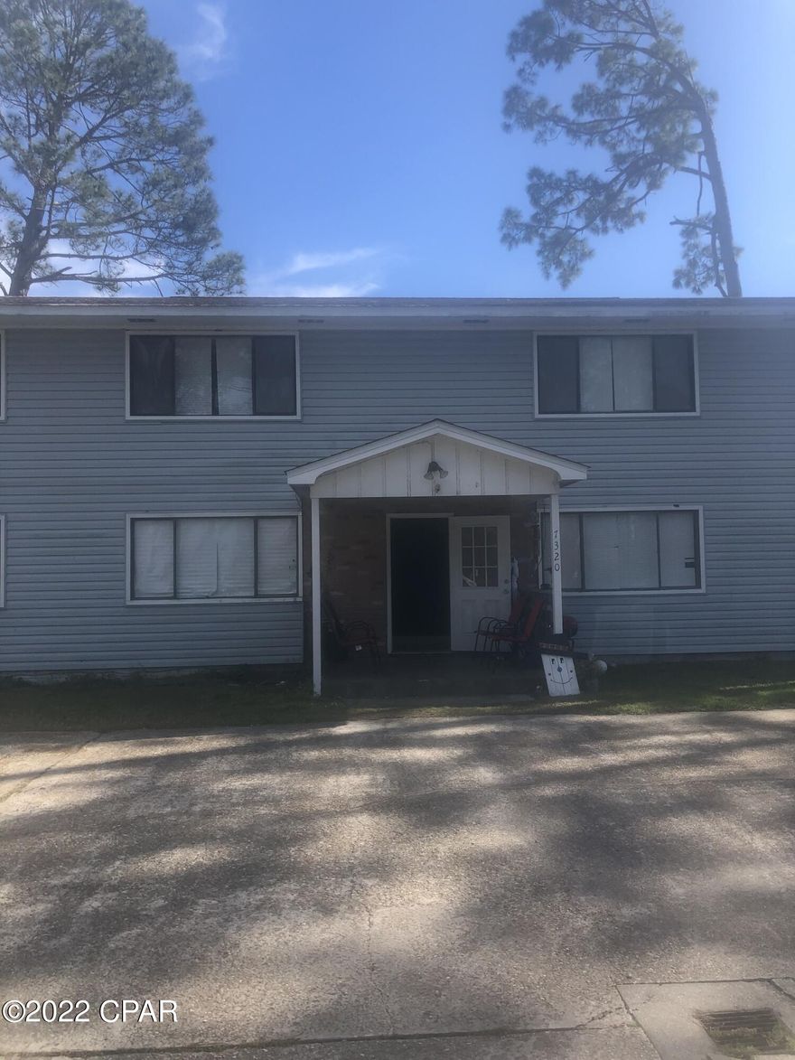 2 Bedroom, 1 Bath apartment on the Beach. Water, sewage, and garbage included. Shared pay washer and dryer between the two buildings.