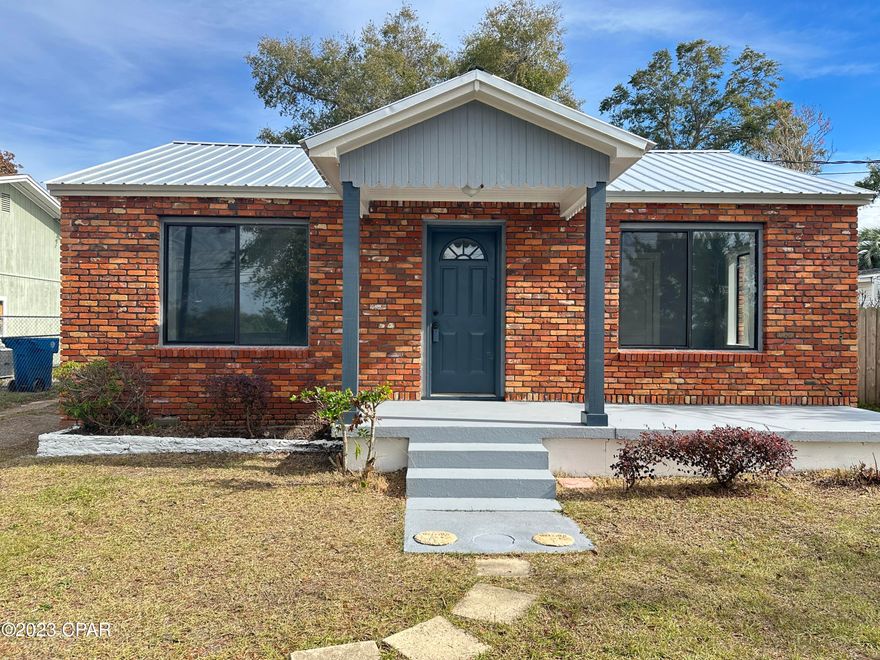 'CURRENTLY UNDER CONTRACT, SELLER WILL CONSIDER BACKUP OFFERS  Cute cottage close to downtown Panama City  with guest quarters/ mother in law only about 15 minutes to the beaches. . The property is accessible by either Mulberry St or ally access which leads up to guest quarters. This could be a workable rental property with two potential units or it could be a perfect cozy quaint home where guests can visit but not  all under one roof. This cute cottage has a sizable kitchen with both a large great room and living room. The home has been freshly painted inside and out. The main house is a 2/2 the guest home is open living area (bedroom) and full bathroom with kitchenette and laundry room.