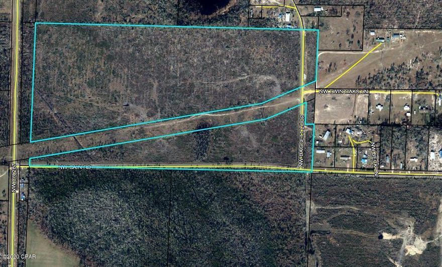 'CURRENTLY UNDER CONTRACT, SELLER ACCEPTING BACKUP OFFERS'  66.60 Acres in Calhoun County.  Property  you can develop how you want. There's plenty of room to replant in pines or turn into pasture for your horses or cattle.  Turn in to a family compound.  Short drive to Hwy 73 or right there at CR 287 that takes you right into Hwy 20.  West on 20 takes you to Hwy 231 toward Panama City to Beaches.  Seller may consider splitting the property.