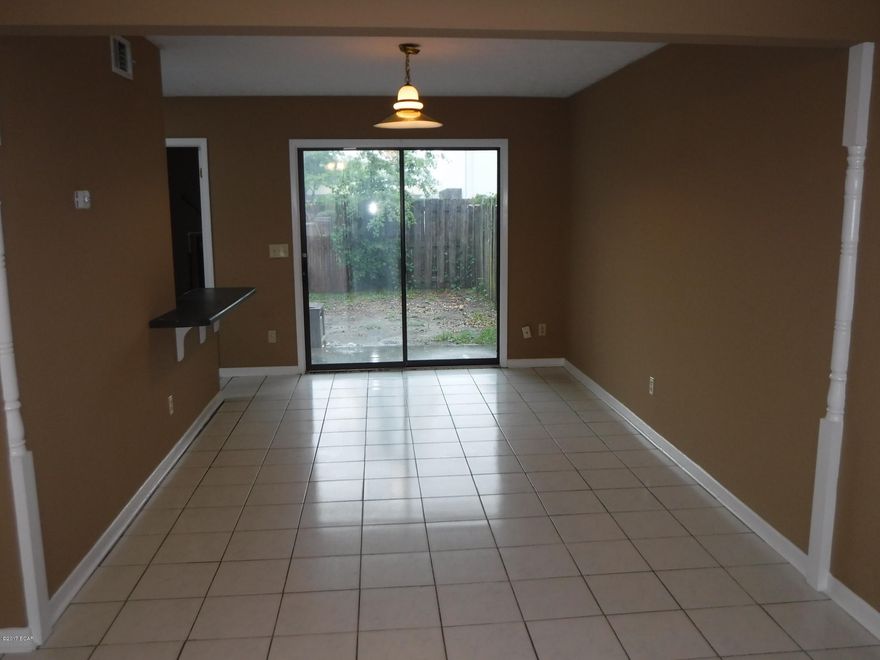 THIS SPACIOUS 3/2 1/2 BATH TOWNHOUSE IS CENTRALLY LOCATED. SPACIOUS GREAT ROOM, DINING AREA AND A FULLY EQUIPPED KITCHEN. HALF BATH LOCATED ON THE FIRST FLOOR AND MASTER BEDROOM AND BATH, TWO GUEST BEDROOMS AND A FULL BATH LOCATED ON THE SECOND FLOOR. FENCED BACKYARD. LAUNDRY ROOM AND A COVERED BACK PATIO. FENCED BACKYARD.  All property sizes and ages are approximate, please measure and/or verify if important. School assignments are subject to change, please check with Bay County for most accurate information. Pets NOT Allowed! Deposit is the same as the rent.