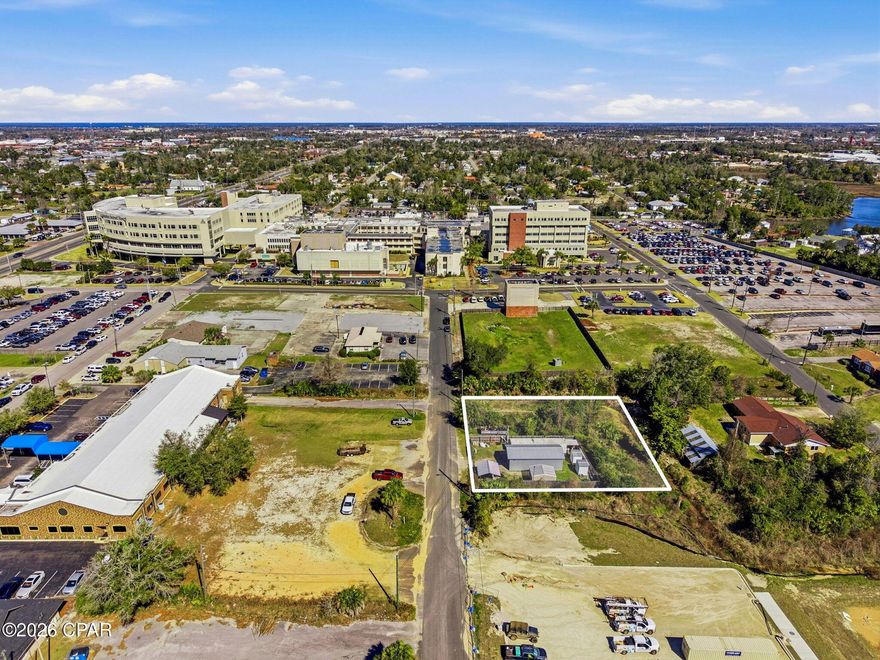 Vacant commercial lot available on N. Palo Alto Ave in Panama City! This .466-acre parcel offers excellent visibility and easy access, perfect for retail, office, or mixed-use development. A rare opportunity to build your business in a growing area with strong neighborhood traffic.