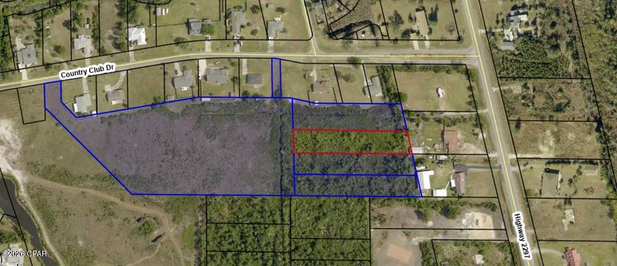 Approximately 1.039-acre vacant parcel (Parcel ID 07399-330-001) located in the Sandy Creek area. This wooded lot is part of the ±/-21-acre package referenced in MLS #784297 and is being offered individually as a potential separate lot sale.

The property is wooded and may require clearing. Well and septic will be needed for development. There is currently no dedicated road access; however, the parcel may be accessed for viewing purposes through Parcel ID 07400-308-010 or Parcel ID 07400-898-010, both owned by the same seller. Such access is not represented as legal or permanent ingress/egress.

Buyer to verify all measurements, acreage, access, zoning, land use, flood zone, utilities, and any development requirements deemed important.