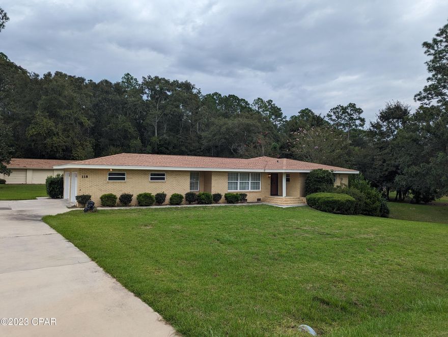 Introducing this stunning 4-bedroom, 3-bathroom brick home nestled in the charming City of Bonifay, located in the heart of the Florida Panhandle. This spacious residence boasts a contemporary open-style concept that is sure to impress.

As you step inside, you'll be greeted by the warm and inviting ambiance of the home. The den is a standout feature, featuring a large fireplace that creates a cozy focal point, perfect for gatherings with family and friends.

For those seeking additional relaxation space, this home also offers a sunroom, bathed in natural light, providing an ideal spot to unwind and enjoy the Florida sunshine year-round.

One of the unique features of this property is the basement, providing valuable extra space that can be used for various purposes such as a recreation room, home gym, or storage.

Car enthusiasts and those in need of extra storage will appreciate the convenience of both a 2-car attached garage and a separate 2-car detached garage, providing ample space for vehicles, hobbies, or even a workshop.

And if you're looking to enjoy the beautiful beaches of Panama City, you're in luck! This home's location is less than an hour's drive from Panama City Beach, making weekend getaways and beach trips a breeze.

This 4-bedroom, 3-bathroom brick home in Bonifay offers a combination of comfort, style, and convenience that's hard to beat. Don't miss the opportunity to make it your own and experience the best of Florida living. Contact us today to schedule a viewing and explore the possibilities of calling this house your new home.