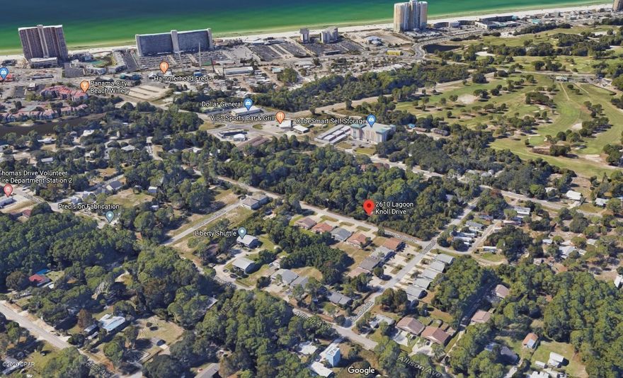 Less than a mile from our famous white sandy beaches, this residential lot is in a great neighborhood surrounded by restaurants, shopping, and entertainment. Less than 3 miles to the Navy Base. Flood zone X. This lot is 50 x 200 deep and zoned R-2 which allows for single family or duplex, 3 additional adjacent lots can also be purchased to give you a total of 200 frontage feet. All measurements and school zones are approximate and need to be verified by buyer if important.