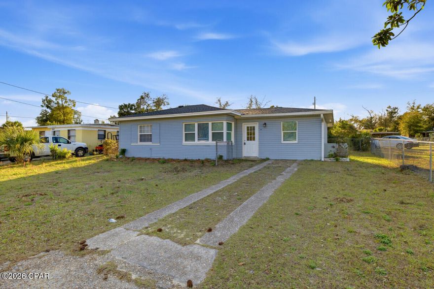 Welcome to this fully remodeled 3-bedroom, 2-bath single-family home located in the heart of Panama City. This move-in-ready property offers the perfect combination of modern updates, comfort, and convenience.
Step inside to discover new flooring throughout, an abundance of windows that fill the home with natural sunlight, and a bright, inviting layout designed for everyday living. The remodeled kitchen features updated appliances and stylish cabinetry, creating a functional and attractive space for cooking and entertaining.
Both bathrooms have been tastefully updated, and the home also includes newly installed central air conditioning for year-round comfort. Additional improvements such as a newer roof and updated windows provide added efficiency and peace of mind.

Perfectly situated in the center of town, this home offers easy access to fine dining, schools, parks, shopping, and hospitals, making daily living incredibly convenient. Best of all, the property has no HOA, giving you added flexibility and freedom.
With its extensive updates, bright interior, and prime location, this charming home is a fantastic opportunity for buyers looking to enjoy everything Panama City has to offer. And for this price, there is simply nothing else quite like it in the area.