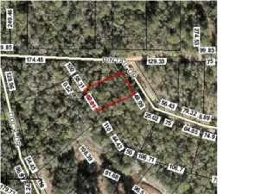 This is a beautiful wooded lot with lots of privacy. The lot is rectangle with 75 feet of road frontage . Lots of wildlife in the area.