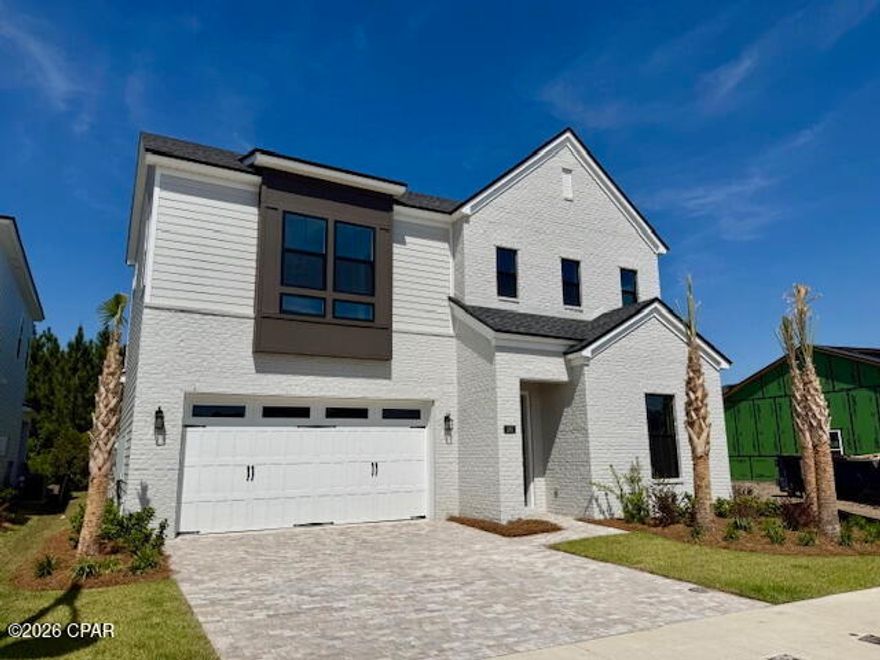 NEW HOME....GATED COMMUNITY... TRASH , LAWN CARE & PEST CONTROL INCLUDED. Welcome to this beautiful 3 bedroom 3 bath home that offers a perfect blend of tranquility and warmth.  The dramatic two-story foyer leads to an airy great room, dining and kitchen area with an abundance of windows and a triple slider opening to a private covered paver lanai. The open gourmet kitchen has quartz countertops, a large island with waterfall edge, and KitchenAid stainless steel appliances, including a 5-burner gas cooktop. The first-floor primary suite is a serene retreat with large walk-in closet, dual vanities, and  an ''oversized'' double shower that creates a spa-like experience, adding a touch of relaxation to your daily routine. There is both a ''flex room'' downstairs and 'loft' upstairs offering endless possibilities, whether as a home office, cozy living space, or play area. Community amenities include a clubhouse, pool, playground, fitness center and tennis and pickleball courts.  This highly sought after location is within minutes to a vibrant array of shopping and dining, the airport, and beach access. You will also be in the heart of exciting new developments including the 87-acre TMH/FSU Hospital, the upcoming West Bay Shopping Center with 50,000+ sq. ft. of retail space, and a Publix, expected to open in Spring 2026. Whether you're looking for elegance in a peaceful surrounding or an unbeatable location, this one delivers it all. Call today for your tour.