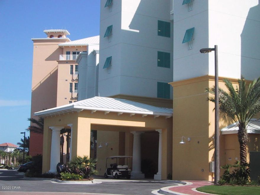 This first floor unit has been remodeled and is ready to enjoy as a rental investment, beach getaway, or full time residence if you are into ''tiny'' living.  It has a bedroom with adjoining bath overlooking beautiful Lake Carillon.  The living space has a gas fireplace for chilly winter nights and a covered patio for enjoying temperate weather.  The unit is just steps from the Resort Pool with hot tubs and a short stroll to the beach, the Lake Carillon Pool, downtown Carillon Beach restaurants, shops, and other community amenities to include two additional pools, tennis courts, basketball court and over 3,900 linear feet of sugar sand beaches.