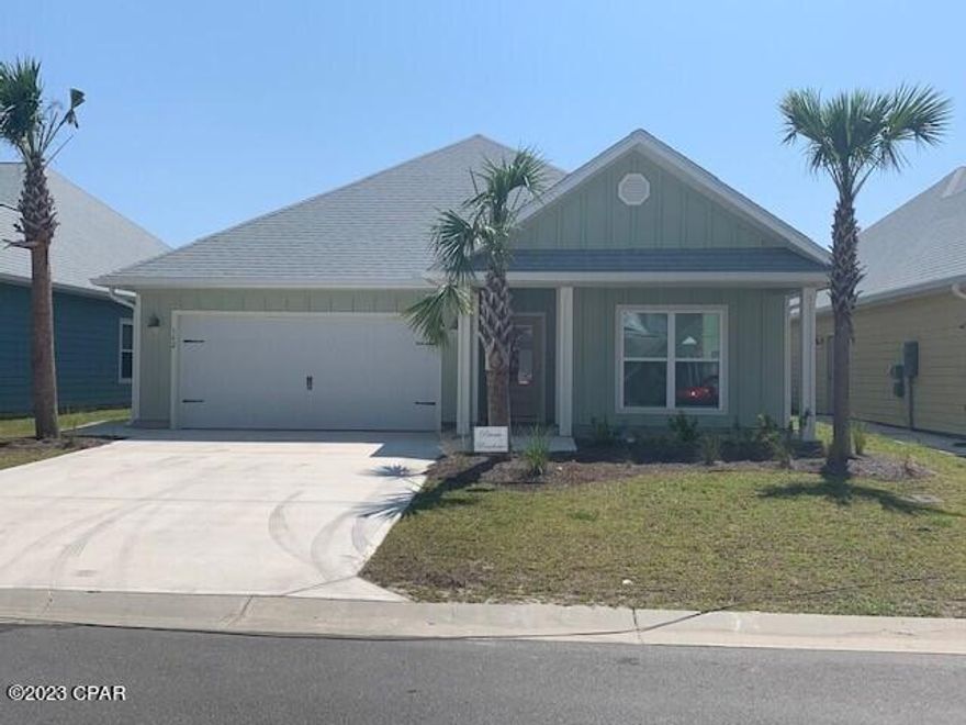 The Rhett is a 4-bedroom, 2-bath home with over 1,700 square feet of living space located in WindMark Beach *overlooking a pond!*  Standard features of this home include beautiful quartz countertops with undermount sinks in the kitchen and all bathrooms.