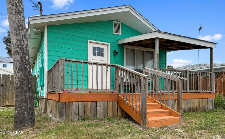 Welcome to your charming beach bungalow, just a leisurely 5-minute stroll or a breezy 2-minute golf cart ride away from both the sun-kissed beach and the tranquil boat ramp leading to the lagoon. With two cozy bedrooms and two full bathrooms, this renovated gem promises a comfortable stay for you and your loved ones.
Step inside to discover a tastefully remodeled interior, where modern comforts blend seamlessly with coastal charm. After a day of seaside adventures, unwind in the spacious backyard oasis, complete with a crackling fire pit, and outdoor shower. Conveniently nestled near the marina and a tantalizing array of restaurants, your beach bungalow ensures that every moment is filled with the promise of relaxation and discovery. Whether you're seeking sandy shores or savory delights, this coastal home offers the perfect turn-key backdrop for your dream beach retreat or short-term rental. Contact your favorite Realtor today for a showing.