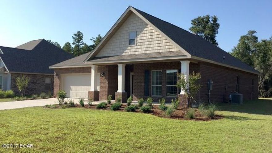 USDA eligible community! This home features 4-sided brick, tray ceilings, irrigation system, countless upgrades inside the home, and no HOA. Residents enjoy a short drive to Tyndall AFB, Lynn Haven, and walking distance to schools.