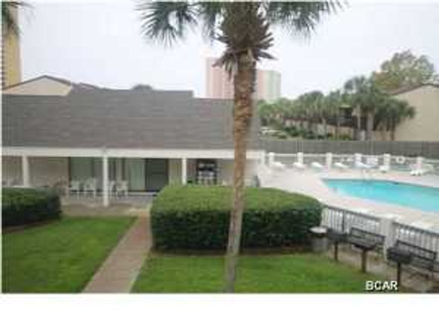This is a beautiful unit in a complex that has a lot of amenities and just across the street form the Gulf. Beautiful pool views from the oversized covered balcony. Light and bright, this second floor end unit at Endless Summer is centrally located to everything Panama City beaches have to offer. Don't miss out on your best chance to own a move-in ready piece of paradise! All information is believed to be correct but should be verified by the buyer. Seller is offering $3,000 Furniture allowance with acceptable offer.