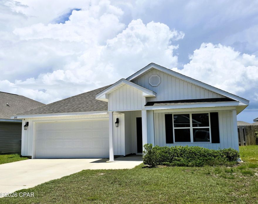 Welcome home to this freshly updated gem nestled in the desirable Bridge Harbor Subdivision! This spacious four-bedroom, two-bathroom home offers 1,867 square feet of comfortable living space that's ready for you to move right in and start making memories.

Inside, you'll immediately notice the brand-new paint throughout the interior, giving everything a clean, bright feel. The open floor plan makes this home perfect for entertaining friends or just spreading out after a long day. New flooring runs throughout the entire home, giving every room a fresh and modern feel. The kitchen comes equipped with stainless steel appliances, including a new electric range, making meal prep a breeze.

The neighborhood is where this property really shines. Living near Tyndall Air Force Base makes this an ideal spot for those looking for a convenient commute. Earl Gilbert Park with boat launch is nearby for weekend picnics and outdoor enjoyment. The home is conveniently located to Gulf Coast State College, and getting out of town is simple with Northwest Florida Beaches International Airport within reach.

With four bedrooms including a generous primary bedroom, there's plenty of room to spread out and get comfortable. Public transit options are also available nearby for added convenience.

This one won't last long, so schedule a showing before someone else snatches it up!.

This property is eligible under the First Look Initiative.  All Owner Occupant offers will be responded to after 7 days on the market and Investor offers will be responded to after 30 days. However, all offers can be submitted during the First Look period.