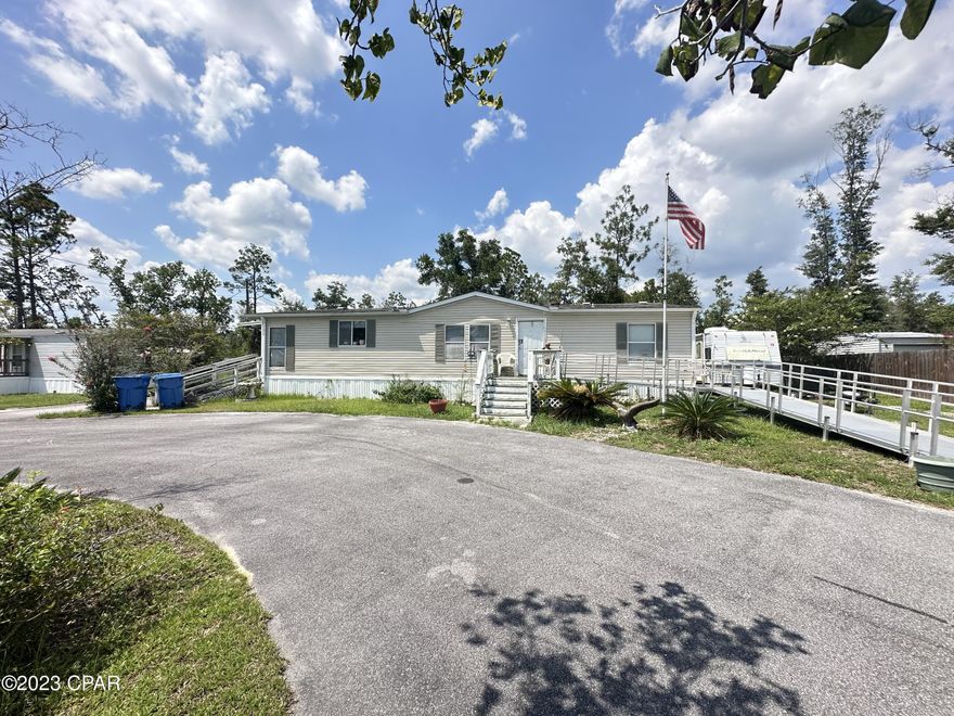 Under Contract - Taking Backups 
3 bedroom/ 2 bath home located just off Resota Beach Road! This home features a large circular driveway, front porch with ramp, and shed with carport. This home is fully furnished featuring an open concept split floor plan. Left of the entryway sits the dining room and kitchen featuring a breakfast nook and pantry overlooking a spacious living room.
The master sits off the living room featuring a walk-in closet, double vanity's, soaker tub, and separate shower. To the right of the entry sits the secondary bedrooms and full bath. 


All measurements approx buyer to verify if important.
Call to schedule yourself private showing today!