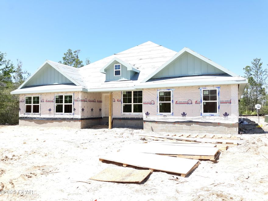 4 bedroom 2.5 bath in Lake Merial. This home offers a huge open floor plan with a chefs dream kitchen. Granite counters in kitchen and baths. Vinyl flooring in dining, living room and baths. HUGE backyard! Come see this home today!