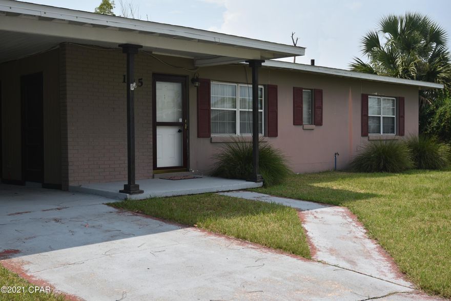 COVE ... located in historical area of Panama City.  Within walking distance to ''downtown'' Panama City.  Adorable 3/1 home situated on large lot ... fenced in back yard with storage building.  Roof installed in 11/4/2019 ... also has HVAC new at same time. See attached photos.  Please measure all if accuracy is important to you.  A great opportunity!  Call today for private showing.