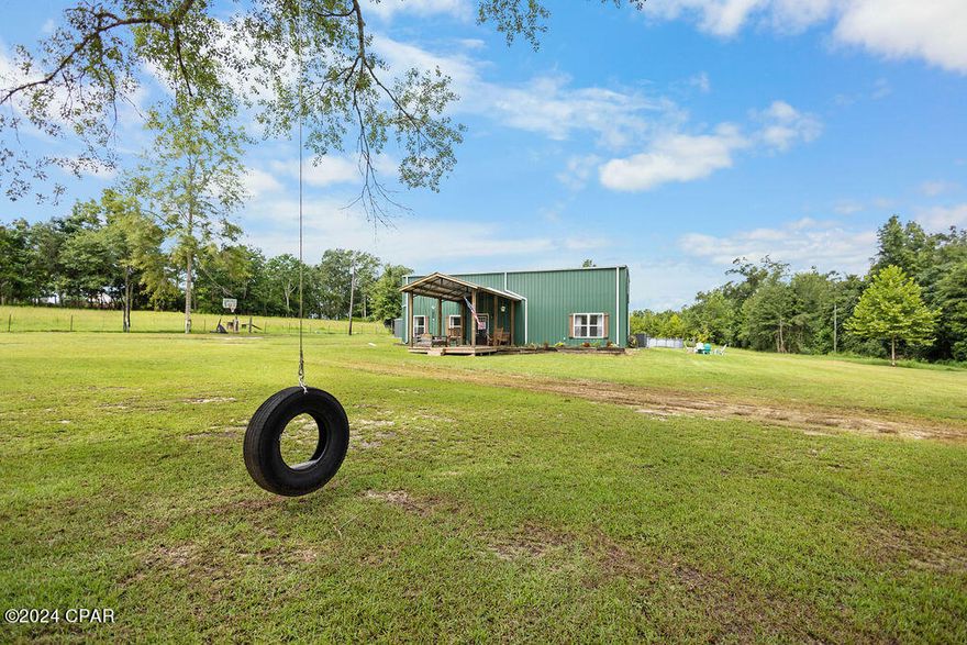 Charming Rural Retreat with Endless Potential

Welcome to your dream home! Nestled on a serene 10-acre property, this 3-bedroom, 2-bathroom steel-framed residence offers the perfect blend of modern living and rural tranquility. With 1.5 stories of thoughtfully designed living space, this home is ready to welcome you.

Enjoy ample living space with three comfortable bedrooms and two bathrooms, ensuring everyone has their own retreat. A partially finished 4th bedroom and plumbing for a 3rd bathroom await your personal touch, offering the opportunity to customize and expand your living space. The upper floor features the start of a walk-in closet, adding convenience and luxury to your daily routine.
 Almost 3 acres of cleared land provide plenty of room for outdoor activities, gardening, or even a small hobby farm. The property includes two fully fenced sections, perfect for pets or livestock.
 The large (36x48 with 2 lean to kits) , partially enclosed pole barn features a concrete slab and electricity, making it ideal for storage, workshops, or your creative projects.
Located in a peaceful rural setting, this property offers the tranquility and privacy you've been seeking.
The sturdy steel frame construction ensures long-lasting durability and low maintenance, giving you peace of mind for years to come.
Embrace the opportunity to finish the additional spaces to your liking and create your perfect haven. Whether you're looking for a quiet retreat, a place to pursue hobbies, or a family home with room to grow, this property has it all. Don't miss the chance to make this charming rural retreat your own!