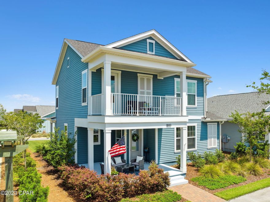 Beautiful move-in ready home in SweetBay. Less than two blocks from the one of the best K-8 schools in Florida. This 3 bedroom, 2.5 bathroom ''Captiva'' floor plan has it all. As you enter the home, there's a formal dining room that can also be used as an office, sitting room, etc. The open living room, kitchen, and oversized porches make for great entertaining. Kitchen has quartz countertops, stainless steel appliances, and a large walk in pantry. The master suite is like a retreat! En suite includes double vanities, oversized walk in shower, powder room, and walk in closet. The loft is very spacious and could be used as a den, playroom, office, etc. Work from home and need a breath of fresh air? Step out on the 2nd floor balcony. There are also 2 great sized bedrooms, a full bath, and a laundry room upstairs. The back yard has a detached 2 car garage and beautiful landscaping. SweetBay offers biking and walking trails, a boathouse to launch canoes, kayaks and paddle boards, community pool with a kitchen area for parties, fire pit, several parks, ponds, children's playground, and a planned town center that will include a large grocery and shoppes. All sizes/info/measurements are approximate. Please verify if important.