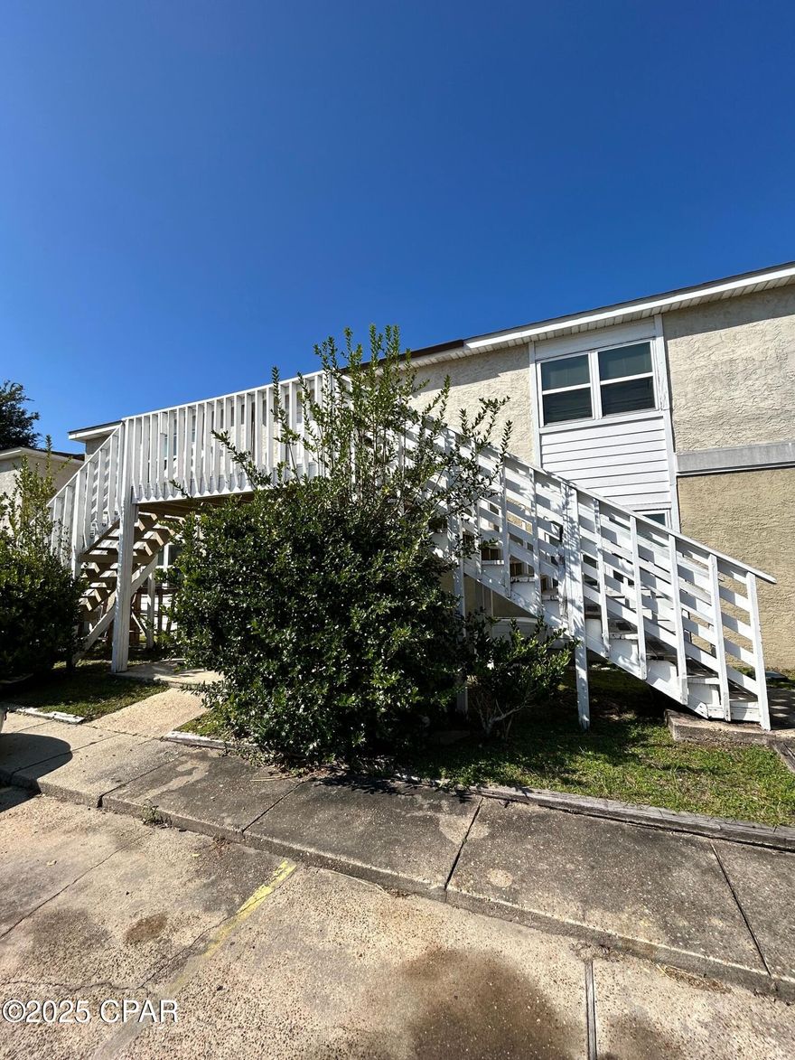 Spacious newly renovated 2 bedroom 2 bath quadplex 1st floor unit centrally located in the heart of the much desired Springfield community. Updated fixtures, ceramic tile throughout the entire home, spacious kitchen with a backsplash layout, washer and dryer hookup included. All property sizes and ages are approximate, please measure and/or verify if important. School assignments are subject to change, please check with Bay County for most accurate information. Deposit is the same as one month's rent.