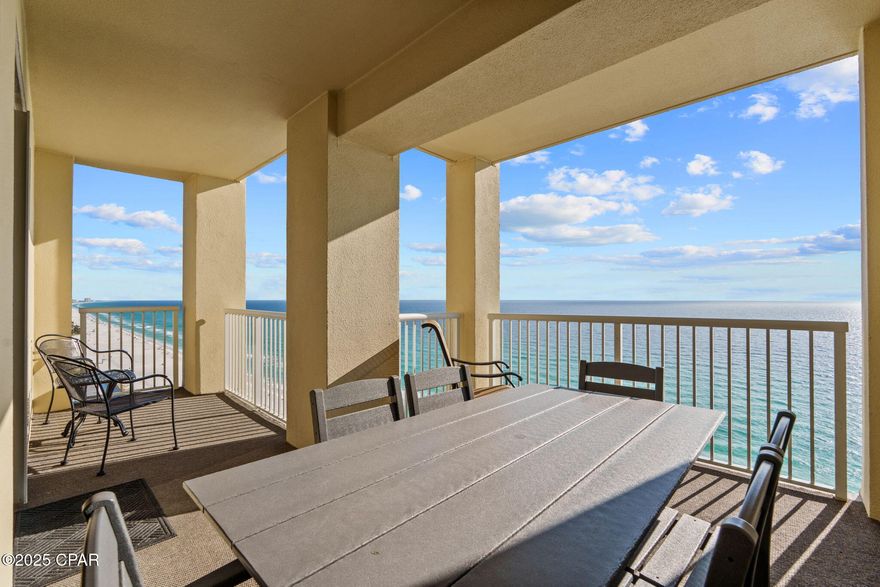 3BR gulf front condo? Yes! End Unit? Huge balcony? Yes! Gulf front primary bedroom? Yes! Nestled in the heart of Panama City Beach, surrounded by a sea of condos with high inventory, Grand Panama is still one of the beach's best kept secrets, offering luxury, comfort, and convenience. While many condos crowd the coastline with high inventory, very few condos are For Sale at Grand Panama — a testament to how much owners love this resort. Schedule a showing today, this corner condo with an oversize balcony is in great condition and ready for a new owner! Gorgeous gulf views from the primary bedroom and living/dining room, gulf view from Bedroom #2, spacious Bedroom #3 with city view plus BUNK COVE. Grand Panama Beach Resort has one of the shortest walks to the beach (no stairs), Gulf Front pool and hot tub, a 2nd heated pool and fitness center, and is nearby several of the best restaurants and attractions on the beach! Don't miss this opportunity to own a rare corner unit in one of the most desirable resorts on the Gulf Coast. Schedule your private showing today!
