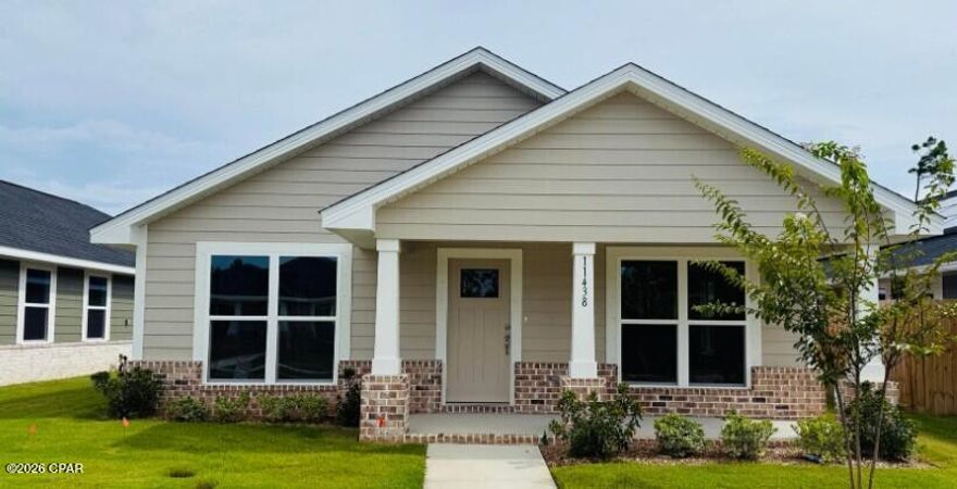 Come Experience The Difference with Adams Homes in this versatile family floorplan. Includes granite countertops, CoreTec Pro Plus flooring, a sprinkler system, and a rear-load two car garage. Enjoy Florida's great outdoors by calling this peaceful waterfront community home. From kayaking and fishing, to boating East Bay can accommodate it all. With beautiful intracoastal views this community is just 20 minutes from Tyndall AFB, 37 minutes to Mexico Beach, or a short boat ride to Shell Island.