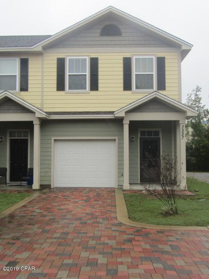 Quail Hollow- 3 bedroom,  2 bath end townhome located in secluded subdivision. Property features 3 bedrooms, 2 bath upstairs, living/dining combo, kitchen, 1/2 bath and 1 car garage downstairs. Washer and dryer provided. Lawn and trash service provided by HOA. Community pool and fitness center. Convenient location to Navy Base and beach.**$250 pet deposit/$50 pet fee/$25 pet rent monthly.