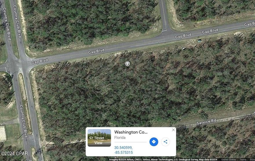 Great price for a COMMERCIAL lot (.573 ac) near Gap Lake, zoned for a multitude of different business types. A service road runs across the back of the lot for deliveries. Power lines are close by. Sunny Hills is starting to boom...get this one before it is gone! This seller owns 4 commercial lots in this area. All 4 are listed separately.