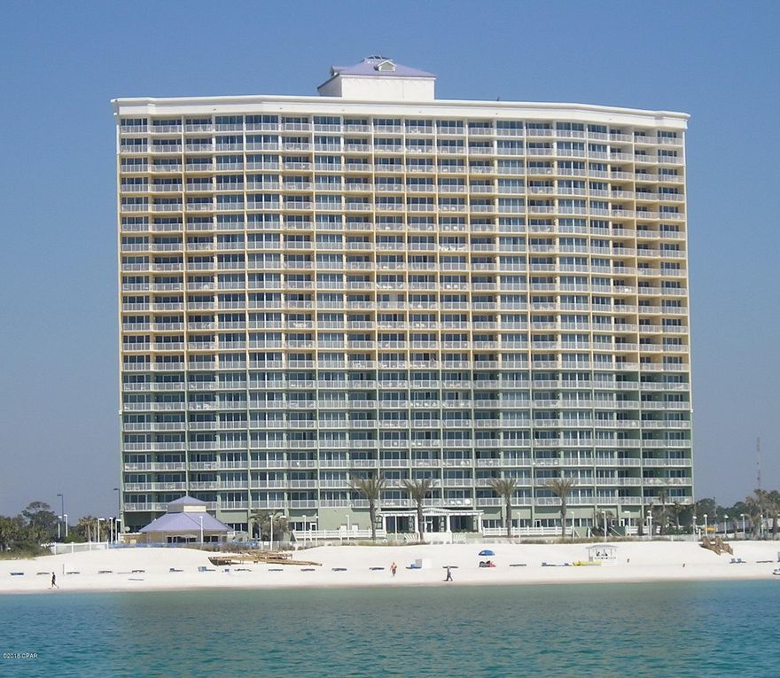 Beautiful 5th-floor one-bedroom, one-bath unit at the Boardwalk!  This unit shows pride of ownership and is located in an upscale building on Thomas Drive.  Amenities include a large swimming pool, tiki bar and grill, two hot tubs, a kiddie-pool, and gulf-front fitness center.  You will love this location close to many of Panama City Beach's finest attractions like WonderWorks, Ripley's Believe It or Not, St. Andrews State Park, and numerous restaurants.  Make an appointment to see this unique opportunity today!