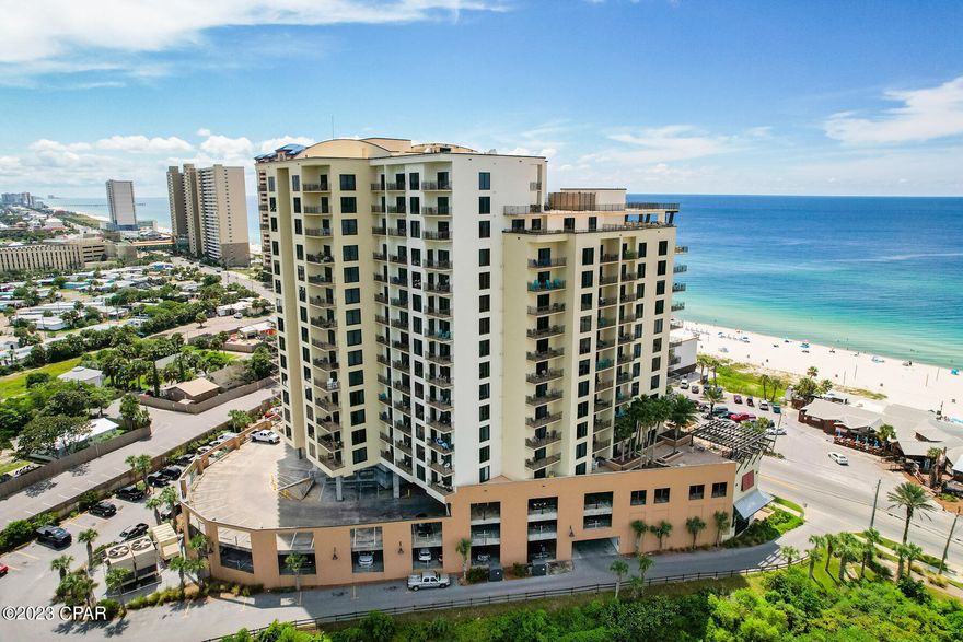 Beautiful one bedroom, one bath condo at Origin. This unit is newly renovated. Brand new flooring, freshly painted, brand new light fixtures and ceilings, etc. A must see! It also right across the street from the beach! Have all the ammenties and feels of being on vacation at home!