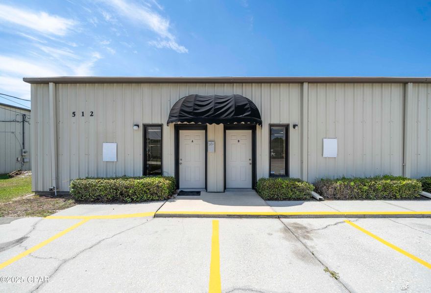 Great location!  This well maintained and recently updated commercial space includes roughly 900 sq ft of heated and cooled office space with 1 bathroom.  There is also an additional roughly 400 sq ft of warehouse space with a roll up door.  Unit was recently updated with new paint and flooring creating a more modern looking office space.  Water and sewer are included, tenant would be responsible for power.  Unit B is also available and is set up to connect together.  If both Unit A & B are leased together, total monthly rent amount would be $3,200 plus any applicable sales tax.