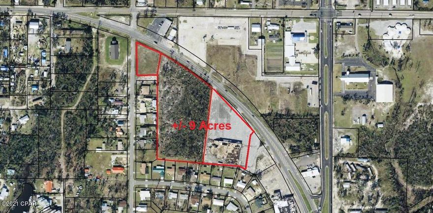 +/- 9 Acres with over 1,000' frontage on U.S. Hwy 98 Zoned General Commercial with Permitted mobile office Entire 9 acres fenced with hard laydown area, plus only 5 miles from Tyndall Rebuild project. Owner flexible on terms 1-3 years. Rent includes sales tax, real estate tax and property insurance