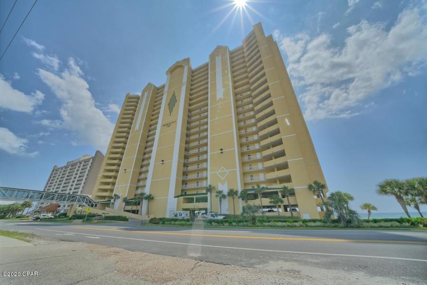 CURRENTLY UNDER CONTRACT, SELLER ACCEPTING BACKUP OFFERS' 

Unbelievable views of the Gulf from this east end oversized unit. Unobstructed easterly views of the coastline.  Rear end unit on the market. Great spacious floor plan with master bedroom gulf side with private bath and access to the large balcony. Kitchen offers granite counter tops with lots of cabinets and large pantry.  Breakfast bar and dining area. The second bedroom shares the hall bath and has plenty of lighting with a side window. You will love the low HOA fees , the resort offers 2 gulf front pools, one is in and out, a whirlpool, Gulf view fitness room, sauna and sream room, BBQ grills and pool pavilion all Gulf front.



AC unit was replaced 2/17.