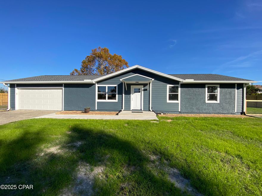 RECENTLY REMODELED 3bd 2ba 1,250sqft w/ large fenced in yard in Venetian Villa. New roof, LVP flooring, recessed lighting, custom painting, crown molding, new cabinets & doors. New stainless appliances, vanities, fixtures- everything is new! Bluetooth speakers in bathrooms. Large laundry room, washer & dryer included. 2-car garage, Florida room [not counted in sqft], and covered back porch. Room for your boat. MUST SEE! Sorry no pets.