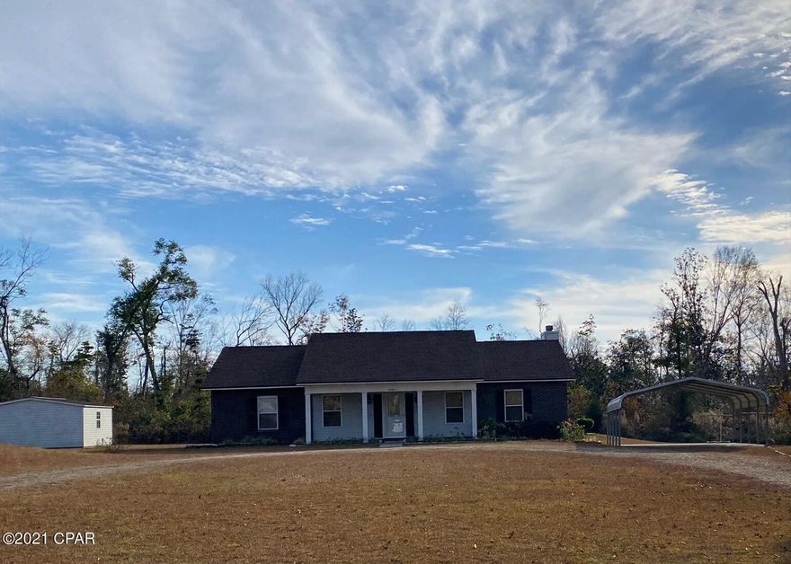 Well maintained 3 bedroom, 2 bath brick home in Indian Springs on 1.04 acres.  The large living room has a fireplace and windows that provides natural light.  The kitchen has lots of cabinets and counter space.  The master bedroom has a big walk-in closet.  Nice screen porch that overlooks the backyard with a patio for your grills!  This area is perfect for entertaining.  Two car carport.  Detached storage building on a concrete slab.  Call today to schedule a tour of this home!