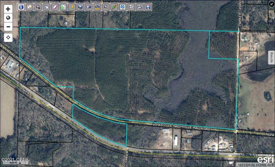 This property is 227 total acres with approximately 183 upland acres and 44 wetland acres. Direct access to highway (US Hwy 90) and railway (L&N Railroad). 35 mi distance from rapid growth communities of Bay and Walton counties. The upland area is planted pines, and the wetlands area is cypress marsh. Owner is exploring conversion from a future land use of Agricultural to Industrial and willing to subdivide property if there is incentive. The property has been operated as a hunting lease and is well suited for hunting deer, ducks and turkey. Buy and hold or develop immediately. 



All measurements are broker's estimates and must be verified by buyer.
