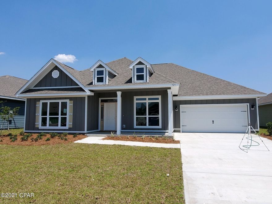 Bridge Harbor is a fantastic community centrally located and close proximity to Tyndall Air Force Base. A McKenzie floor plan, this is a beautifully

designed home. You will find a formal dining room and a study just off the foyer. Throughout the home you will find luxurious vinyl plank flooring except in the

bedrooms. An open kitchen with center island looks out to the large family room. The open kitchen in this plan makes entertaining easy, with a large center

island, granite countertops and the appliances include a smooth top range, dishwasher and disposal. Enjoy morning coffee from your breakfast area with access

to the covered patio.