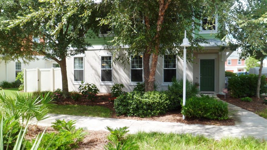 OPEN HOUSE THIS SUNDAY 8/6, 1:00 - 4:00

 Immaculate Villa in the highly desired west end of Panama City Beach, just a short golf cart ride to the beach (6/10 of a mile). This place is in 'like-new' condition; granite kitchen counters & backsplash, stainless appliances (high-end fridge stays), 9 ft. high ceilings in the open concept living area.  Fenced in backyard and patio with new Trex Composite decking.  New AC unit with a 10 year warranty. Avg. power bill $137 for past 12 mos.  Two car garage with painted and sealed floor (you could eat off it!). Maintenance free, association takes care of all outside maintenance including landscaping, exterior walls and roofs! Beautiful, large community pool, covered patio and clubhouse.  Room sizes and lot size approx.