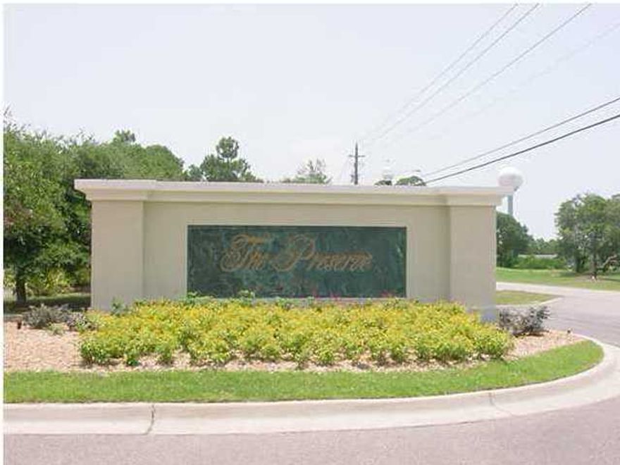 Great priced lot in the Preserve. Quiet, upscale community with tons to offer. Build your dream home on this high and dry lot. PRICED TO SELL!!