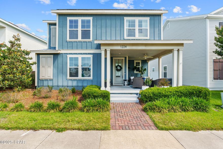 Welcome to this beautiful home located in the Sweetbay Community, offering a perfect blend of modern convenience and eco-friendly features. With 4 spacious bedrooms, 2 1/2 bathrooms, and an additional office currently being used as a 5th bedroom, this home provides ample space for your all of your needs.

You'll find a well-designed layout with open-concept living areas that create a warm and inviting atmosphere. The kitchen features modern appliances, plenty of counter space, and a functional design that makes cooking a breeze. The home is also equipped with a Generac whole-house generator, ensuring peace of mind during power outages, and solar panels, offering you the benefit of low power bills.. A tankless water heater provides endless hot water on demand, and a water softener enhances water quality throughout the home.

Storage is never an issue here, with two attic entries that offer an abundance of space for seasonal items, keepsakes, or extra household goods. 

The huge covered patio is perfect for entertaining family and friends or simply enjoying quiet evenings outdoors. Keep your lawn green and lush with a sprinkler system that has a separate meter.

Beyond the walls of your beautiful home, the Sweetbay Community offers an array of amenities designed for active living and relaxation. Right across the street, you'll find a playground, along with a basketball court and nature trails for outdoor adventures. Enjoy the serene beauty of the private dock, perfect for fishing, kayaking, or just unwinding by the water. Plus, the community pool offers the ideal place to cool off on a warm day and socialize with neighbors.

Located in the heart of Sweetbay, you'll enjoy the convenience of nearby amenities, parks, schools, and a welcoming community atmosphere. Don't miss your chance to own this exceptional property—schedule a tour today!