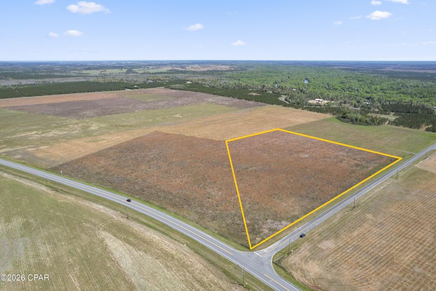 10. 3 Acre lot  near the Chipola river and boat launch.  The parcel is is nestled away in quiet setting and a perfect home site, possible development, small farm or an investment. The lot on the corner of Highway 71 and Chipola Park is also for sale.